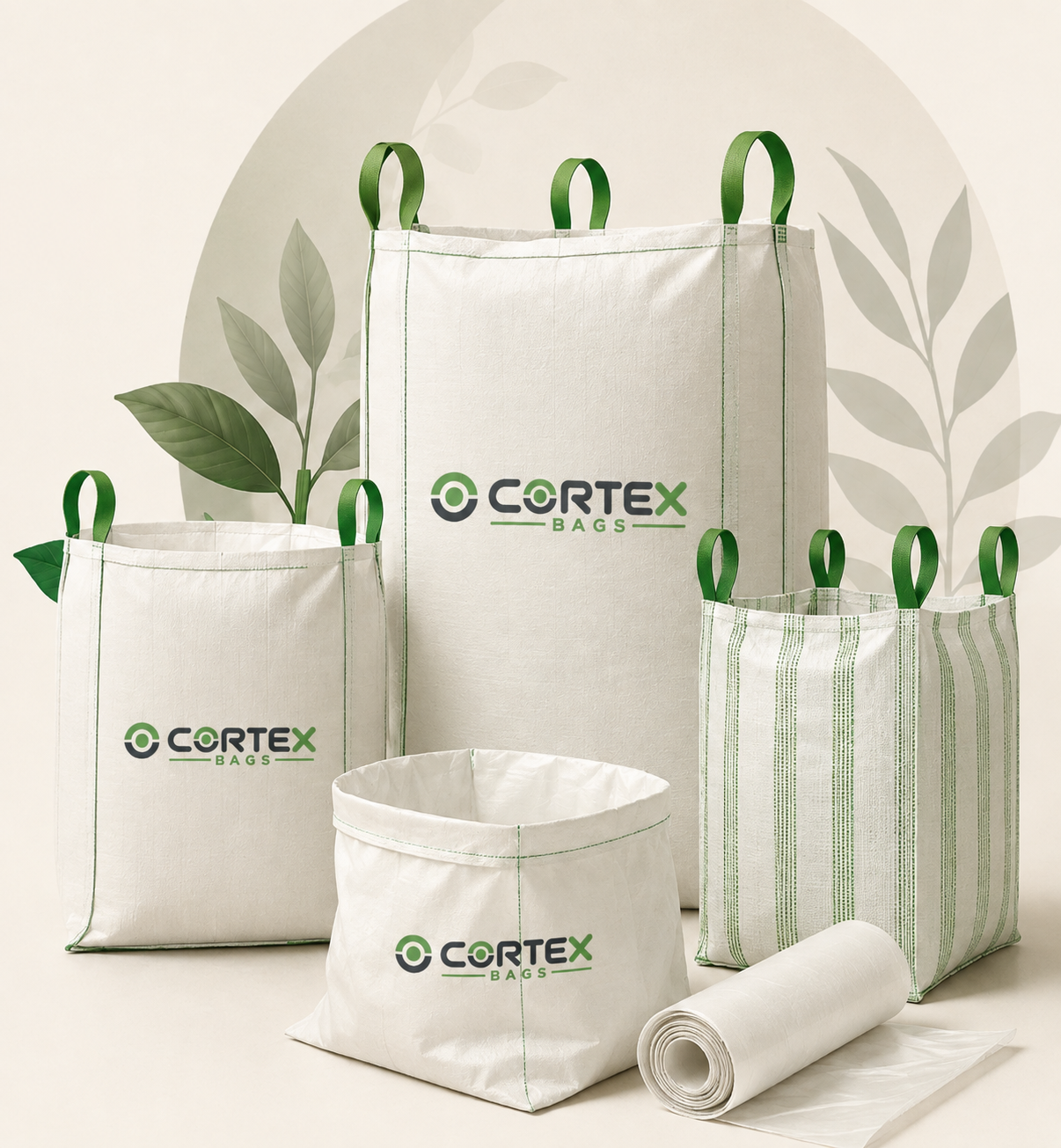Cortex Bags product lineup, branded with the Cortex Bags logo
